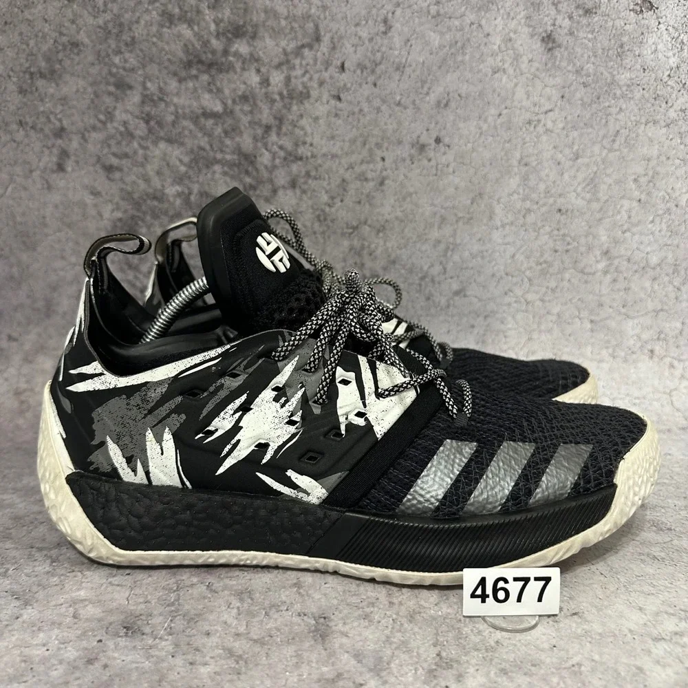 Adidas James Harden Vol 2 Shoes Mens 11.5 Black Traffic Jam (NO INSOLES)